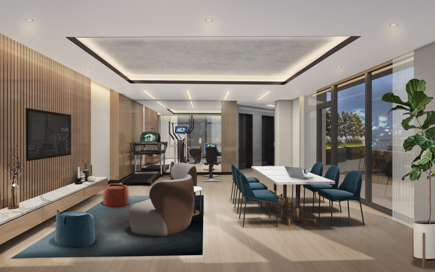 Trio 2719 Thomson Avenue Apartments Reside New York